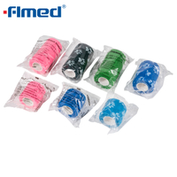 Bandages cohésifs auto-adhésifs non tissés colorés