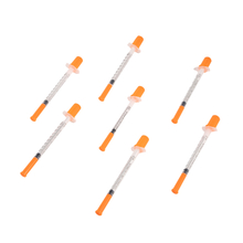 Seringue à insuline jetable avec emballage individuel stérile fixe de 0,3 ml/0,5 ml/1 ml approuvée CE