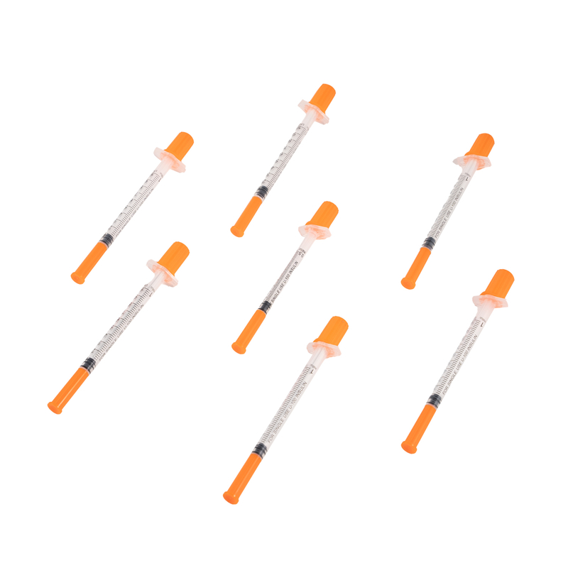 Seringue à insuline jetable avec emballage individuel stérile fixe de 0,3 ml/0,5 ml/1 ml approuvée CE