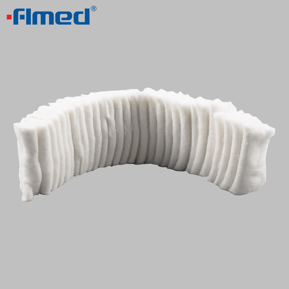 Application m&eacute;dicale en coton absorbant