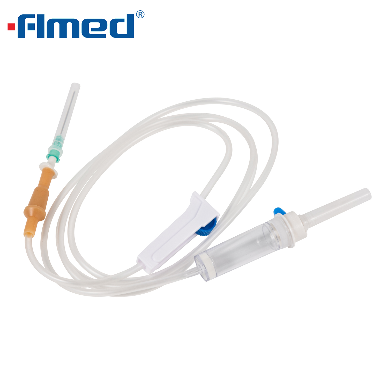 Set de perfusion avec aiguille 21G x 1 1/2" luer slip
