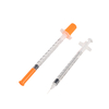 Seringue à insuline jetable avec emballage individuel stérile fixe de 0,3 ml/0,5 ml/1 ml approuvée CE