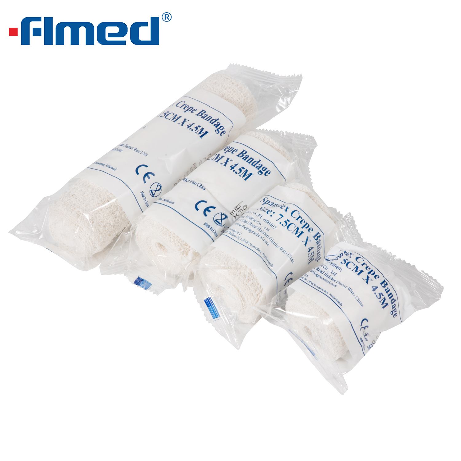 HospiCrepe Bandage élastique en crêpe Bandages de soutien élastiques