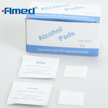 Tampons de préparation à alcool stérile jetable 3cm x 3cm 