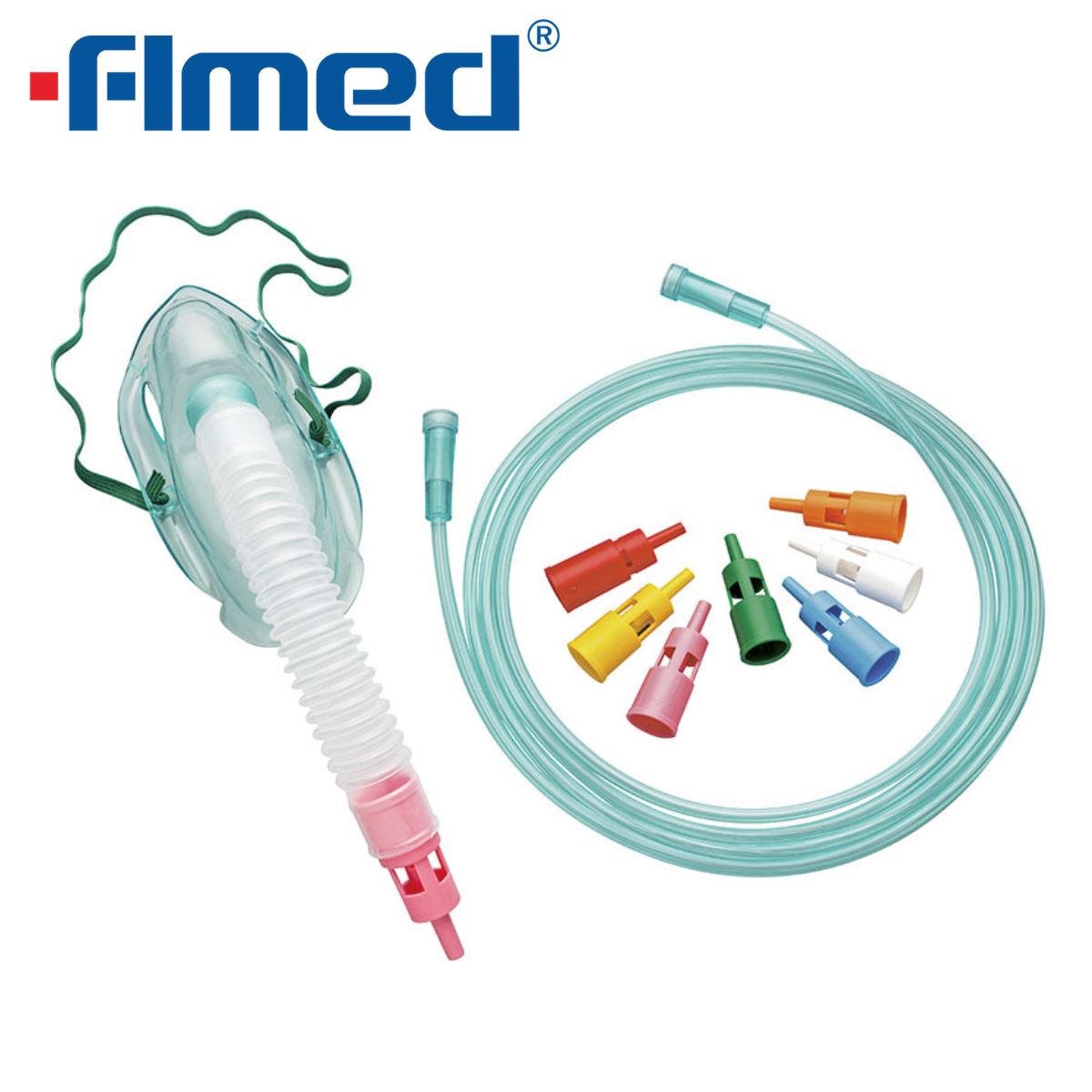 Masque Venturi multi-vent avec tube de 7 pieds