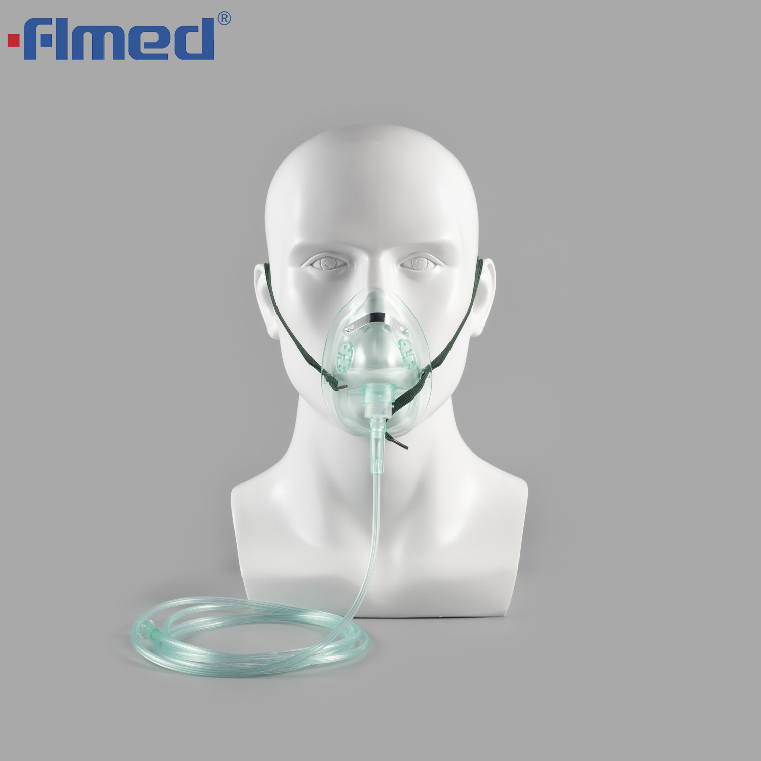Masque à oxygène médical jetable avec tube