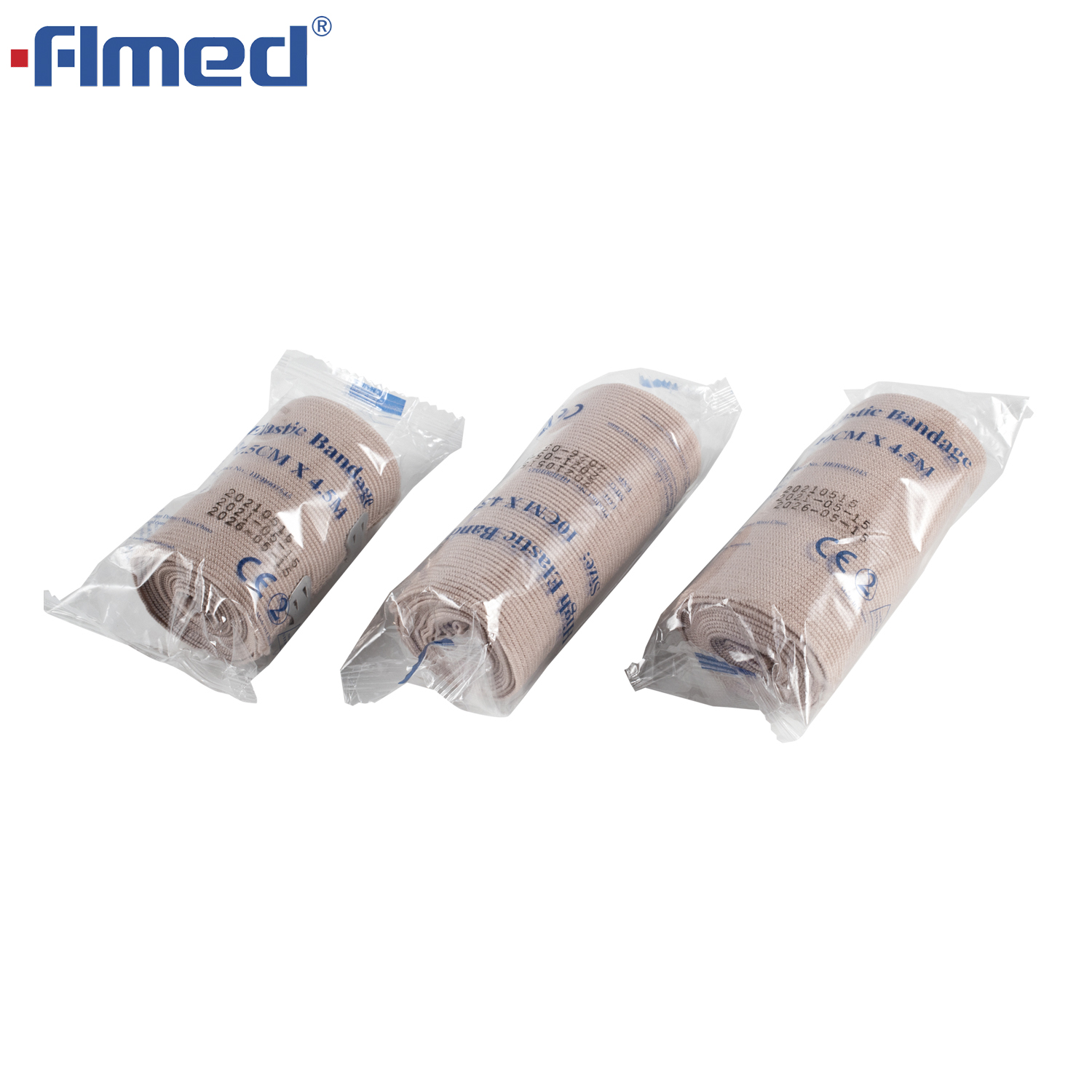 Bandage Tubulaire élastique 10 Cm X 5 M - Coton - Lavable Et Réutilisable - Pour Genou, Coude, Cheville