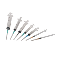 Seringue jetable Luer Slip 1 ml 2 ml 3 ml 5 ml 10 ml marquée CE