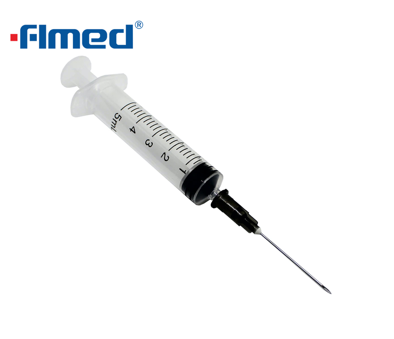 Syringe et aiguille de 5 ml 22g x 1, 1/4 "pouce hypodermique