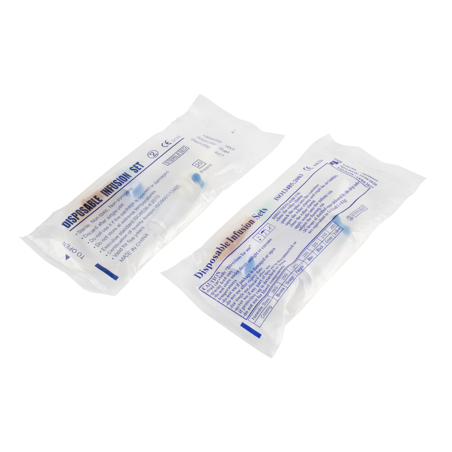 Set de perfusion jetable avec port en Y