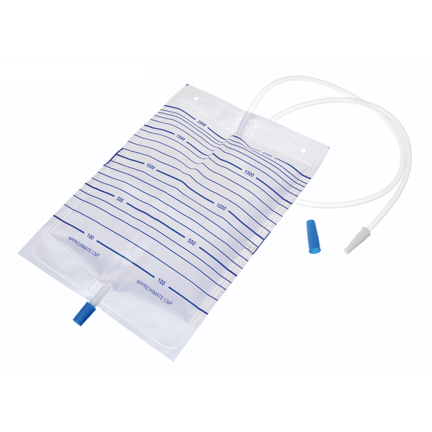 valve poussoir pour sac &agrave; urine