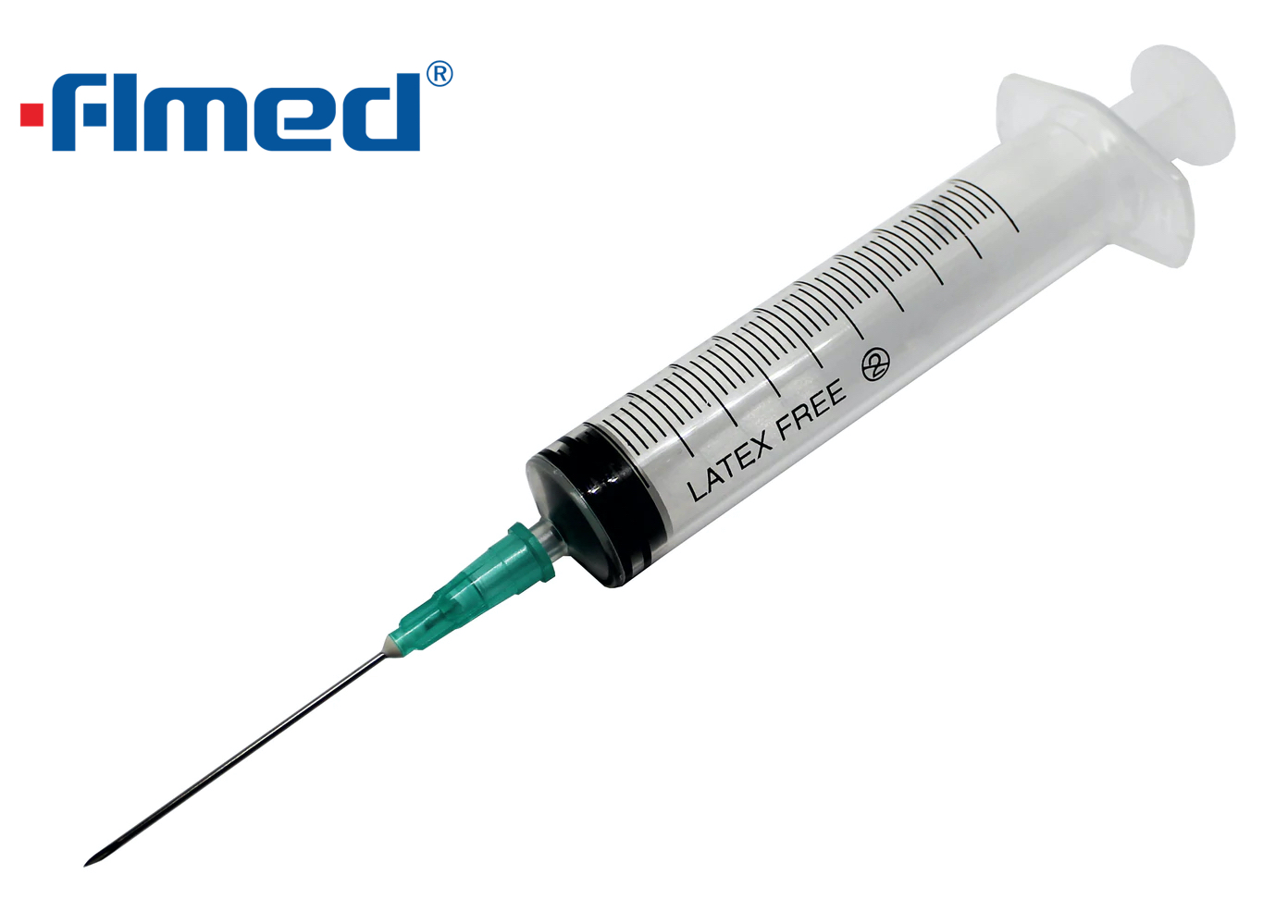 Syringe jetable 10 ml avec aiguille hypodermique 21G CE ISO13485: 2016 marqué