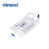 Sac de drainage urinaire médical avec dispositif anti-reflux 2000 ml