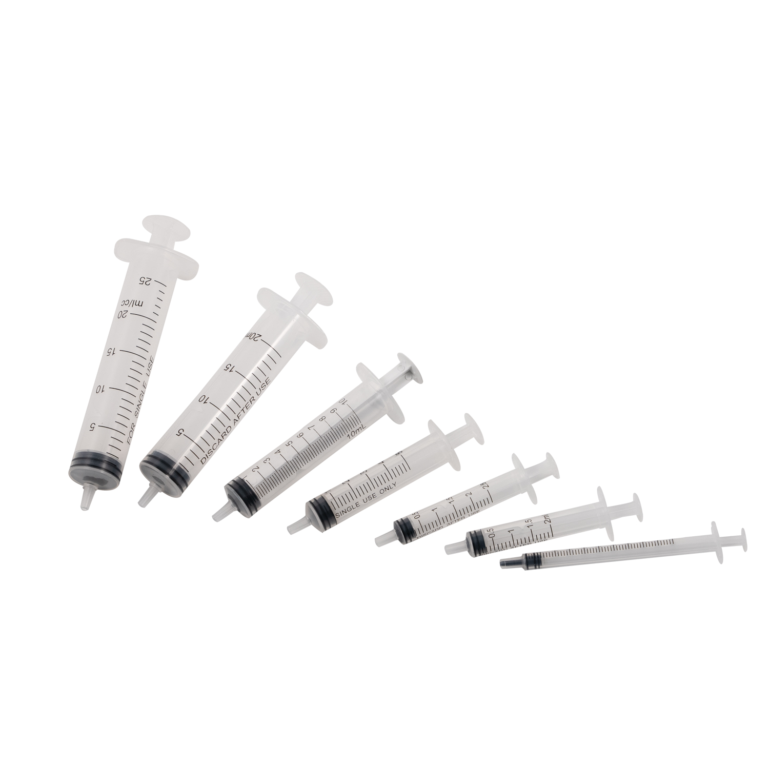 Seringue jetable Luer Slip 1 ml 2 ml 3 ml 5 ml 10 ml marquée CE