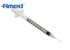 Syringe et aiguille d'insuline 0,5 ml 29g x 13 mm (29g x 1/2 "pouce)