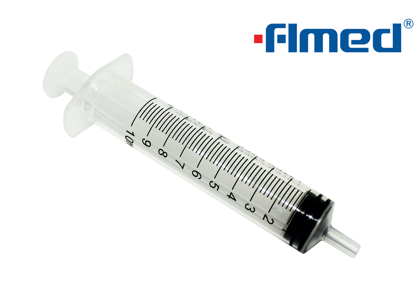 Syringe de 10 ml avec une aiguille hypodermique 21G excentrique