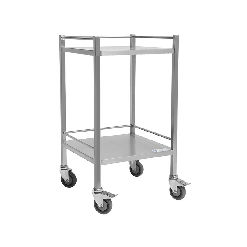 Clinicart Indexless Medical Instrument Trolley 500x500x900mm 